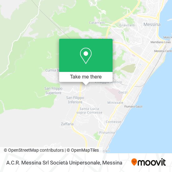 A.C.R. Messina Srl Società Unipersonale map