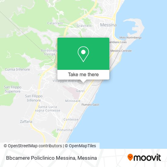 Bbcamere Policlinico Messina map