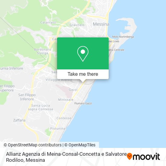 Allianz Agenzia di Meina-Consal-Concetta e Salvatore Rodiloo map