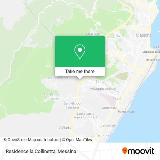 La Collinetta Residence map