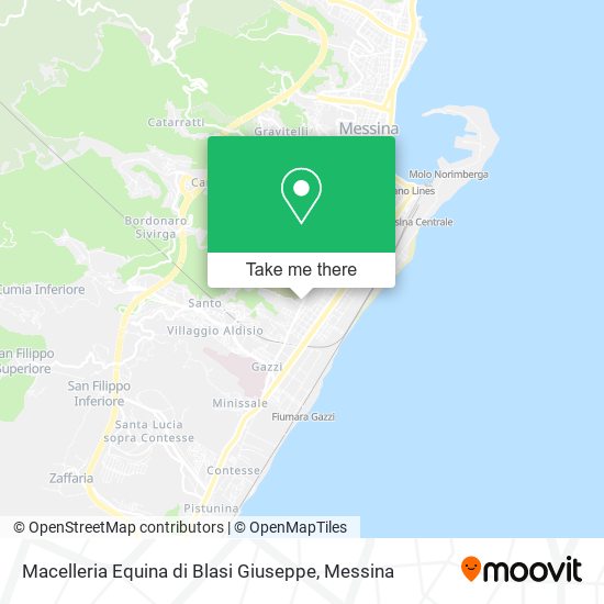 Macelleria Equina di Blasi Giuseppe map