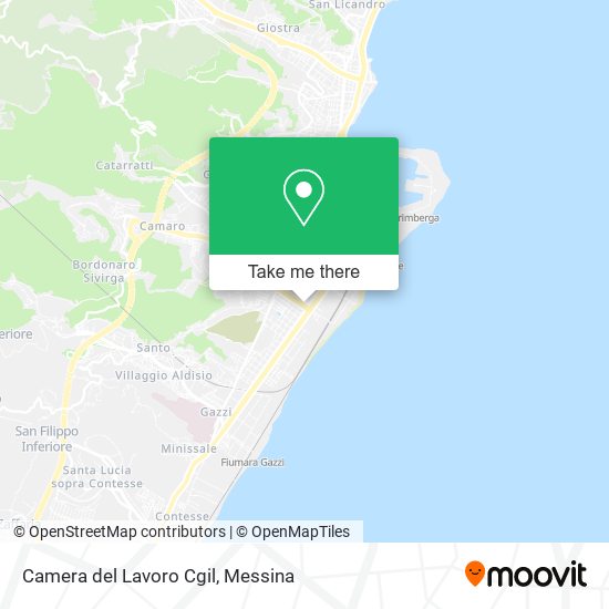 Camera del Lavoro Cgil map