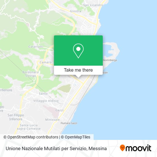Unione Nazionale Mutilati per Servizio map