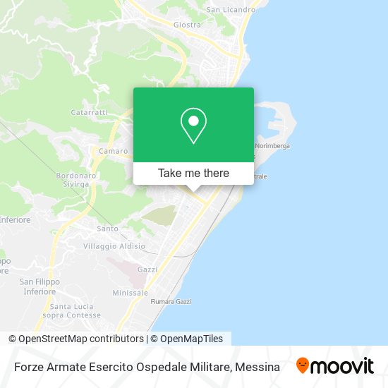 Forze Armate Esercito Ospedale Militare map