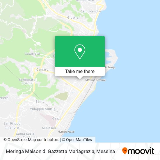 Meringa Maison di Gazzetta Mariagrazia map