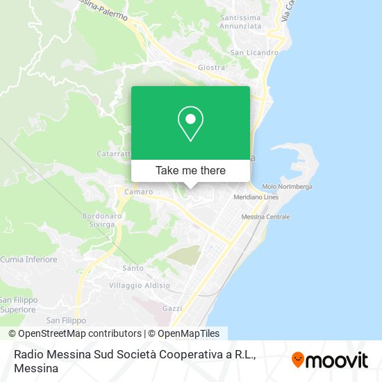 Radio Messina Sud Società Cooperativa a R.L. map
