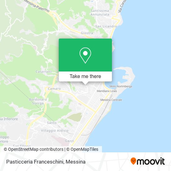 Pasticceria Franceschini map