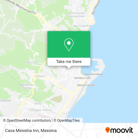 Casa Messina Inn map