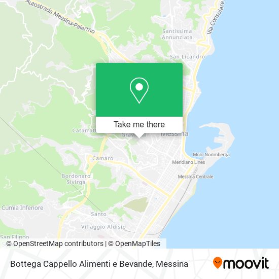 Bottega Cappello Alimenti e Bevande map