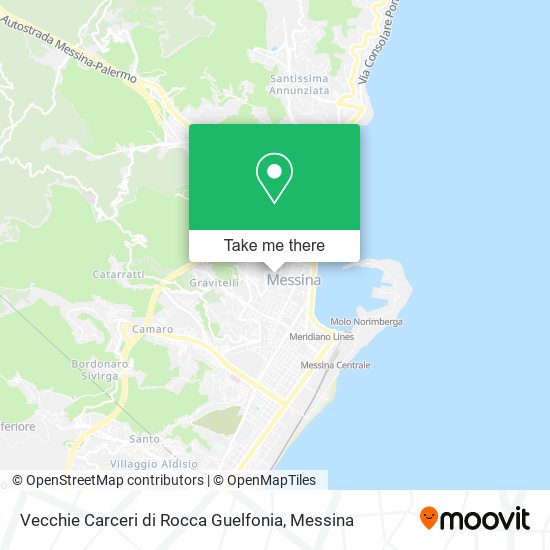 Vecchie Carceri di Rocca Guelfonia map
