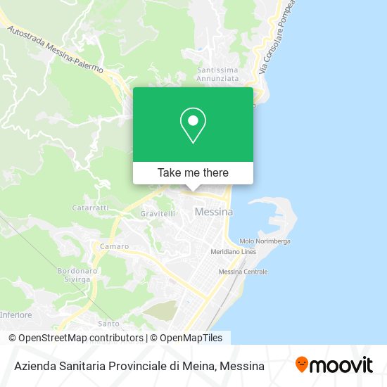 Azienda Sanitaria Provinciale di Meina map