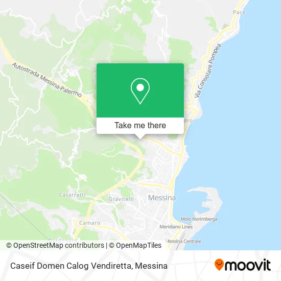 Domen Calog Vendiretta Cheese Factory map