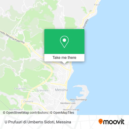 U Prufuuri di Umberto Sidoti map