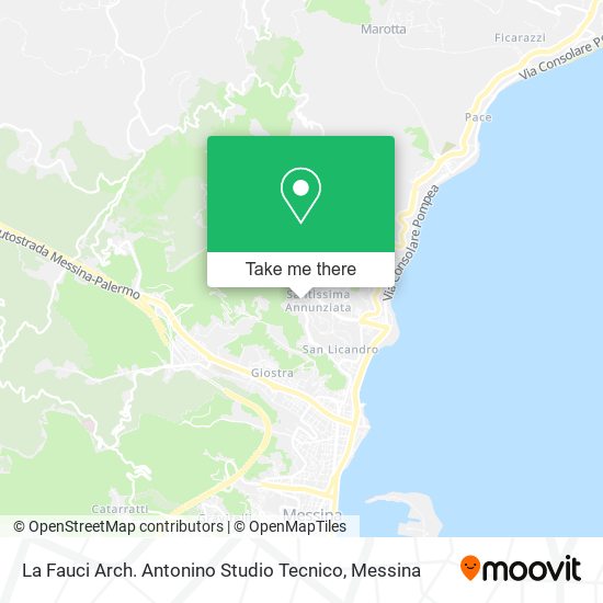 La Fauci Arch. Antonino Studio Tecnico map