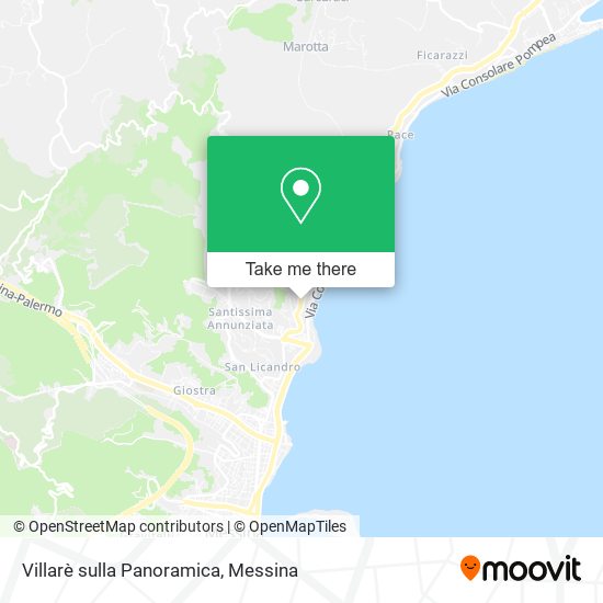 Villarè sulla Panoramica map