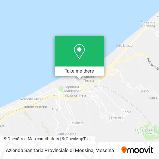 Azienda Sanitaria Provinciale di Messina map