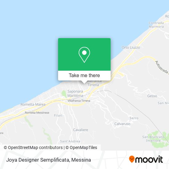 Joya Designer Semplificata map