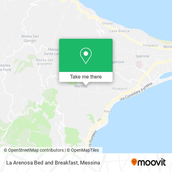 La Arenosa Bed and Breakfast map