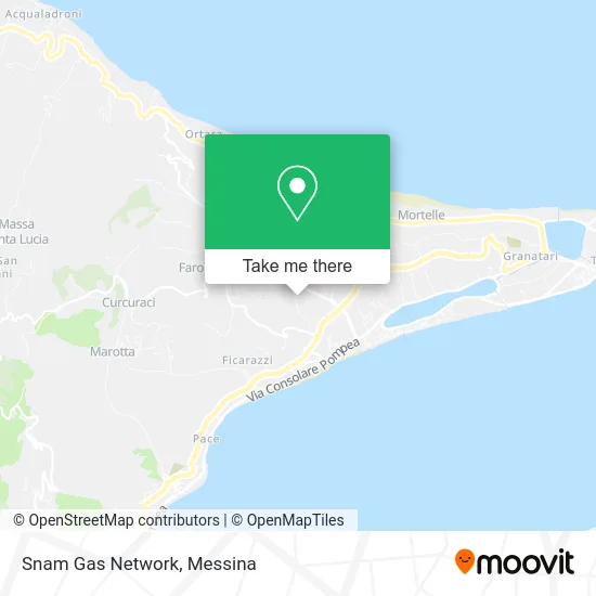 Snam Gas Network map