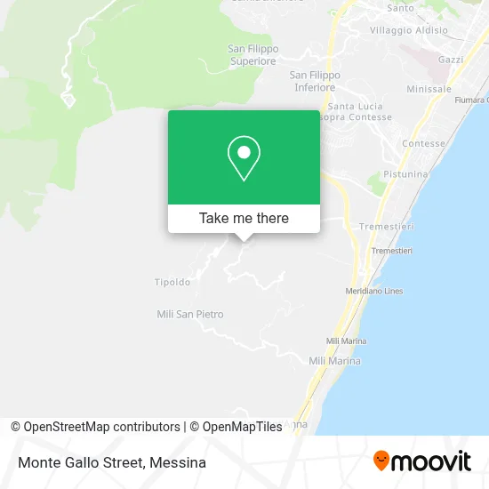 Monte Gallo Street map