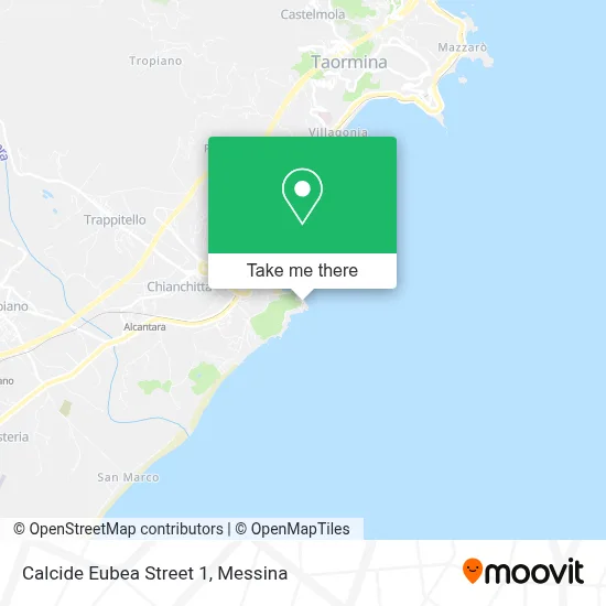 Calcide Eubea Street 1 map