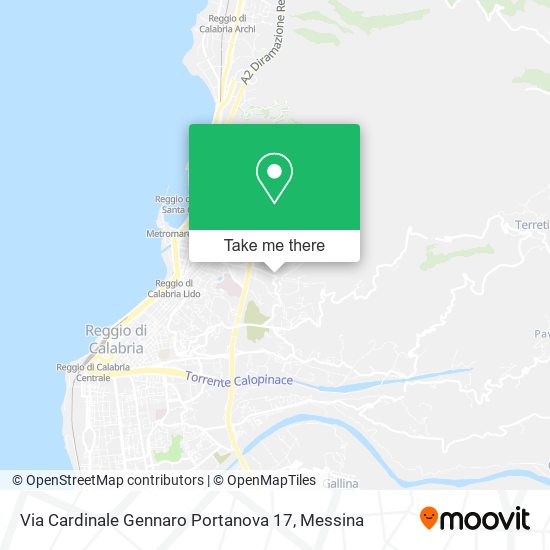 Via Cardinale Gennaro Portanova  17 map