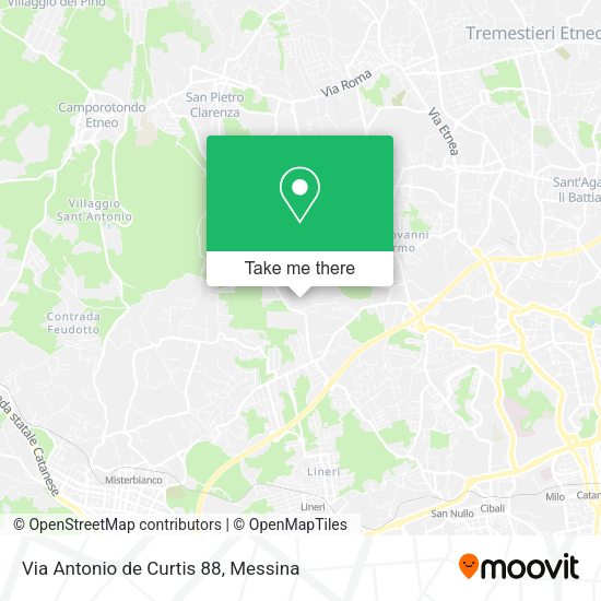 Via Antonio de Curtis  88 map