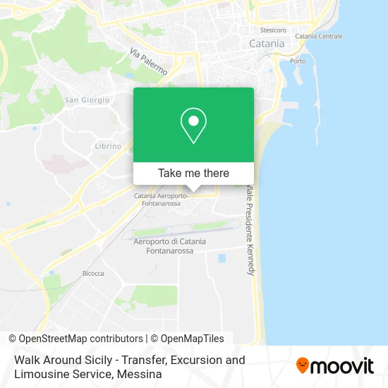 Walk Around Sicily - Transfer, Excursion and Limousine Service map
