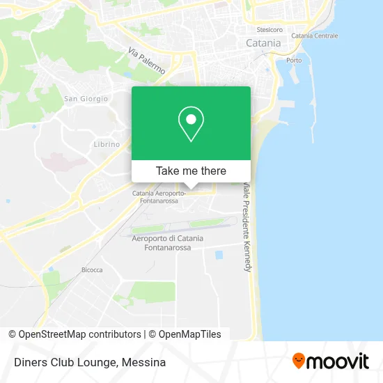 Diners Club Lounge map