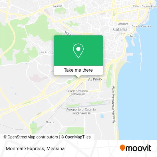 Monreale Express map