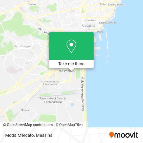 Moda Mercato map