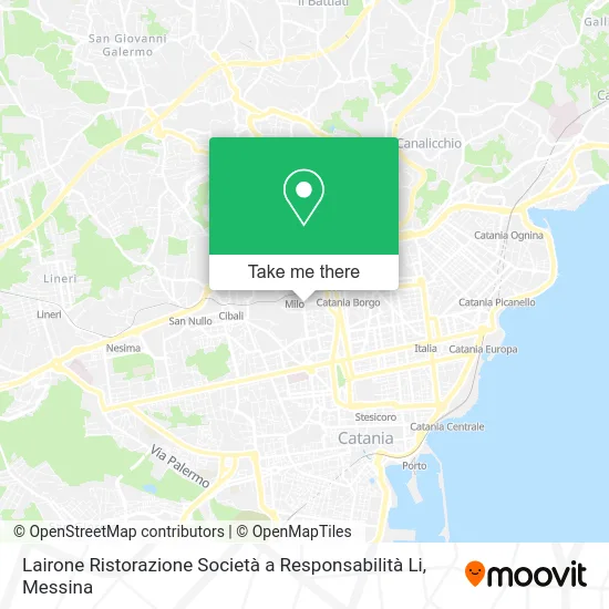 Lairone Ristorazione Società a Responsabilità Li map