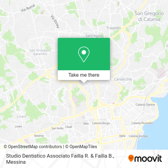 Studio Dentistico Associato Failla R. & Failla B. map