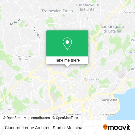 Giacomo Leone Architect Studio map