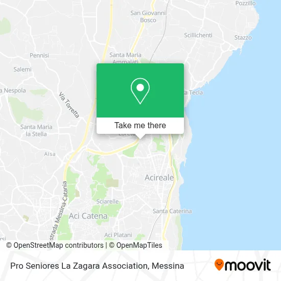 Pro Seniores La Zagara Association map