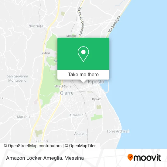 Amazon Locker-Ameglia map