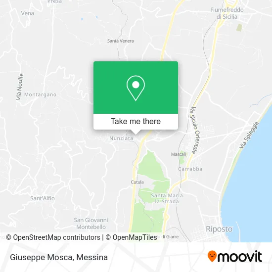 Giuseppe Mosca map
