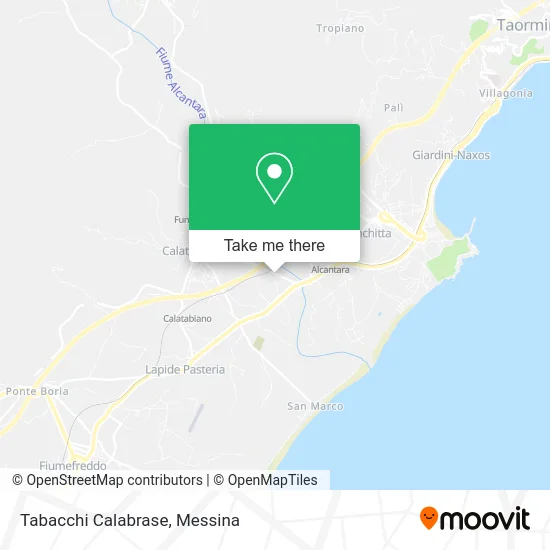 Calabrase Tobacco map