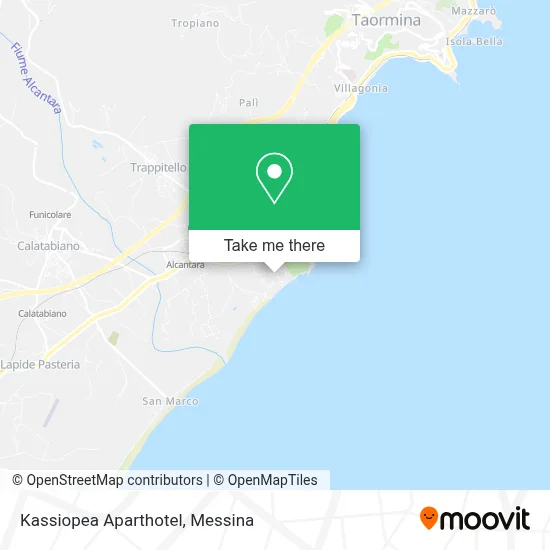 Kassiopea Aparthotel map