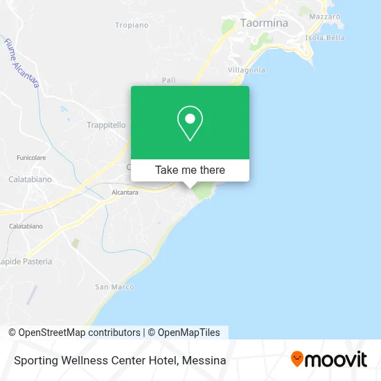 Sporting Wellness Center Hotel map