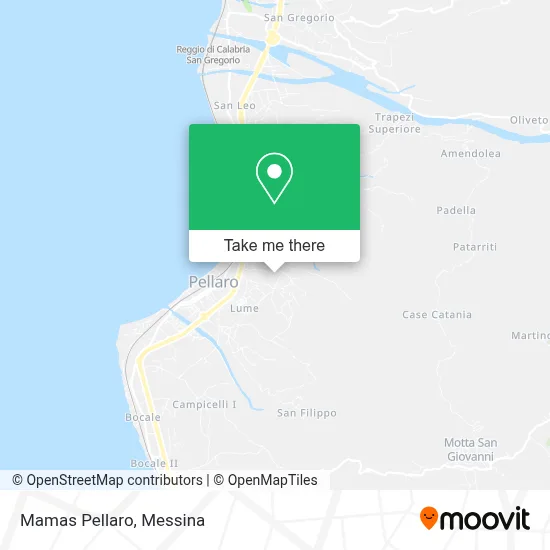 Mamas Pellaro map