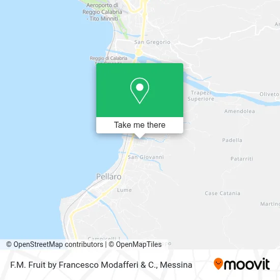 F.M. Fruit by Francesco Modafferi & C. map