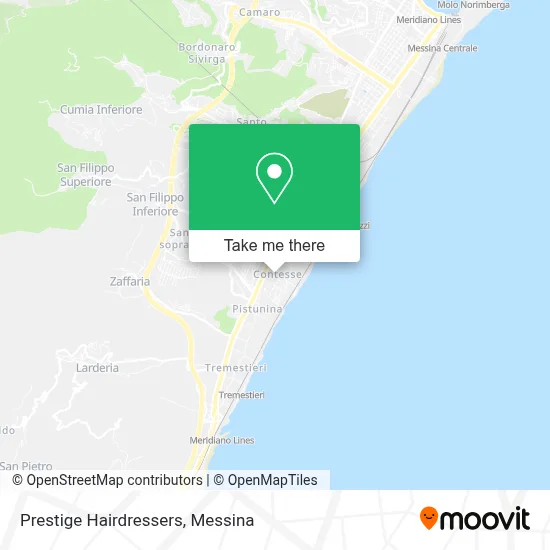 Prestige Hairdressers map