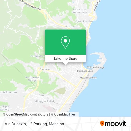 Ducezio Street, 12 Parking map