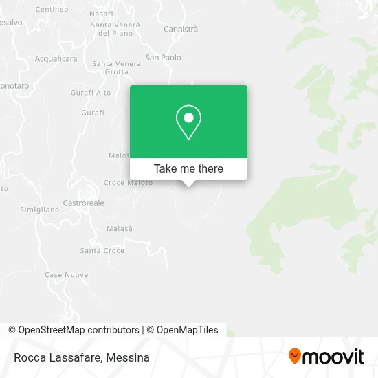 Rocca Lassafare map