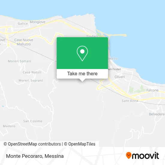 Monte Pecoraro map