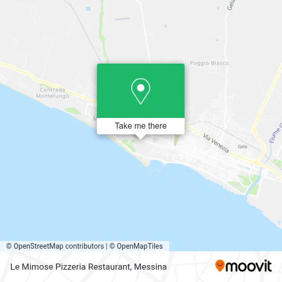 Le Mimose Restaurant and Pizzeria map