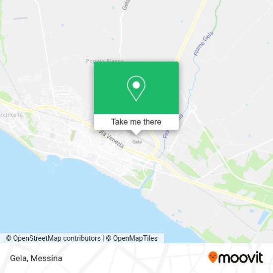 Gela map