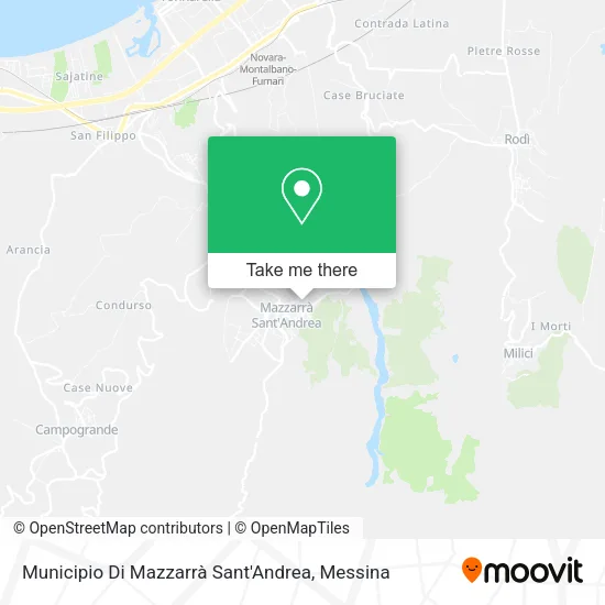 Municipio Di Mazzarrà Sant'Andrea map