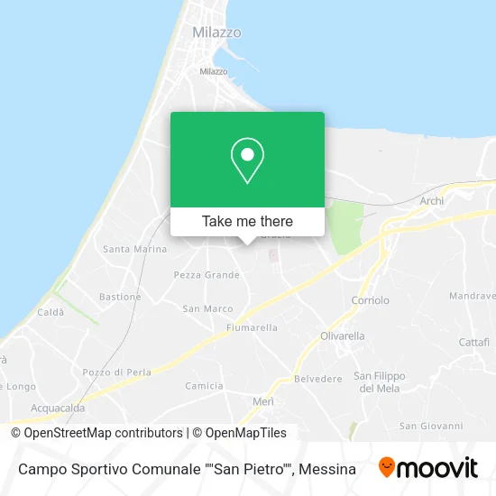 Campo Sportivo Comunale ""San Pietro"" map